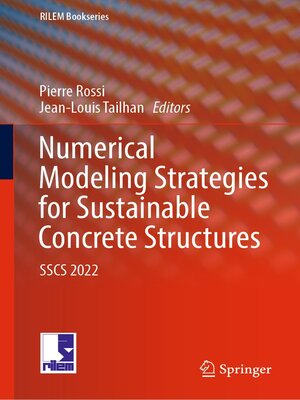 cover image of Numerical Modeling Strategies for Sustainable Concrete Structures